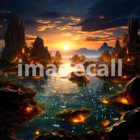 Abstract and surreal colorful and vivid (4767)