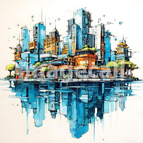 Architecture and Urban Cities and Skylines (998)