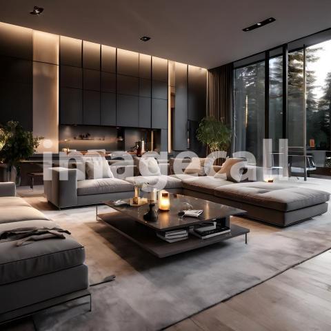 Architecture and urban interiors and rooms (1)