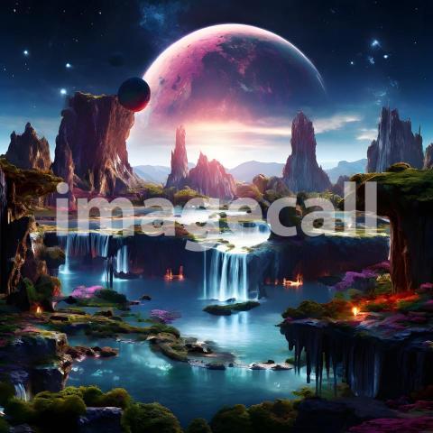 Fantasy and Sci Fi Alien Planets (1)