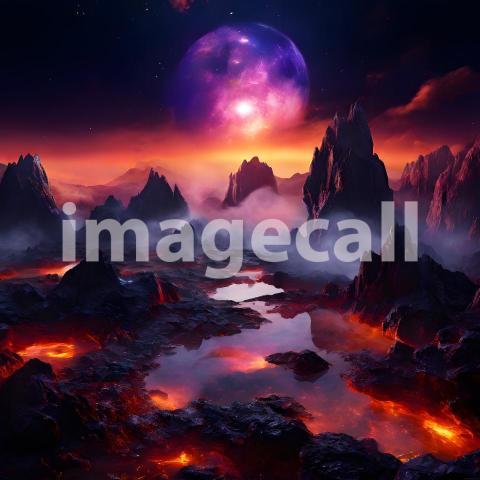 Fantasy and Sci Fi Alien Planets (26)