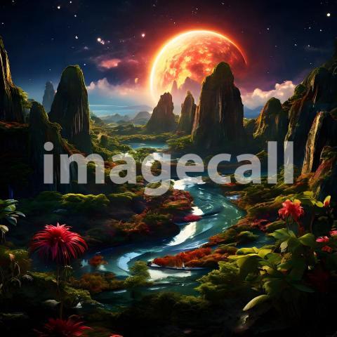 Fantasy and Sci Fi Alien Planets (23)