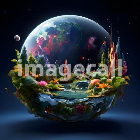 Fantasy and Sci Fi Alien Planets (30)