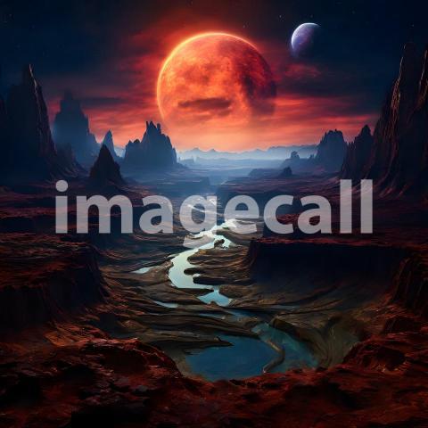 Fantasy and Sci Fi Alien Planets (38)