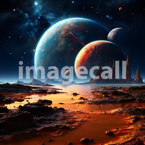 Fantasy and Sci Fi Alien Planets (43)