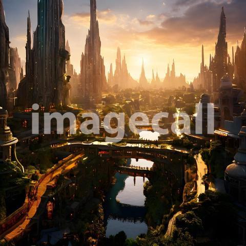 Fantasy and Sci Fi Alien Planets (46)