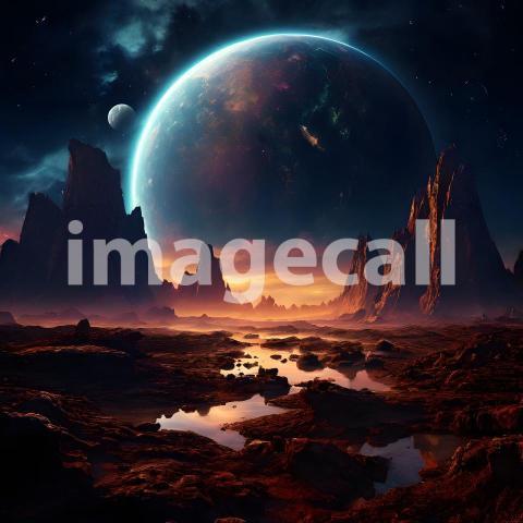 Fantasy and Sci Fi Alien Planets (58)