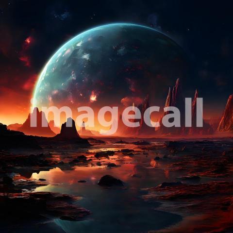 Fantasy and Sci Fi Alien Planets (65)