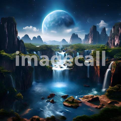 Fantasy and Sci Fi Alien Planets (66)