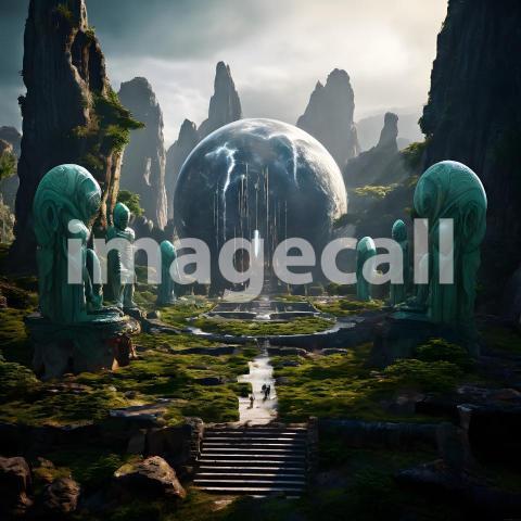 Fantasy and Sci Fi Alien Planets (75)