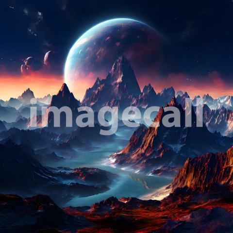 Fantasy and Sci Fi Alien Planets (86)