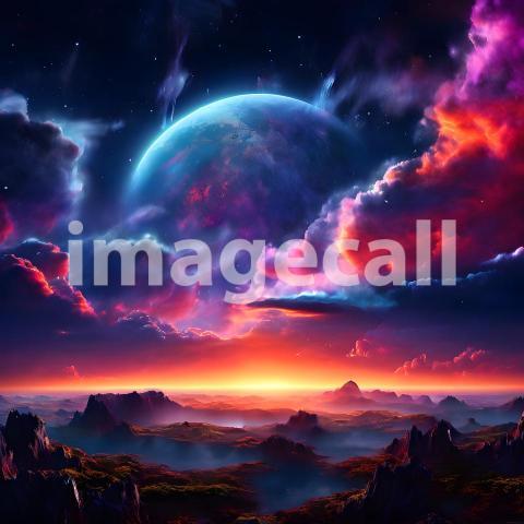 Fantasy and Sci Fi Alien Planets (114)