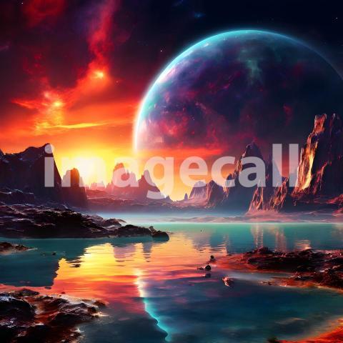 Fantasy and Sci Fi Alien Planets (1557)