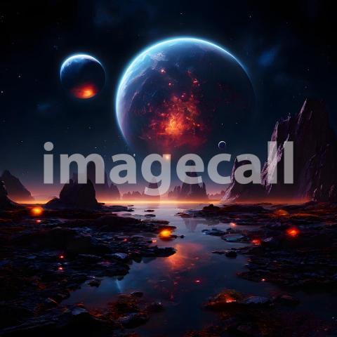 Fantasy and Sci Fi Alien Planets (1567)