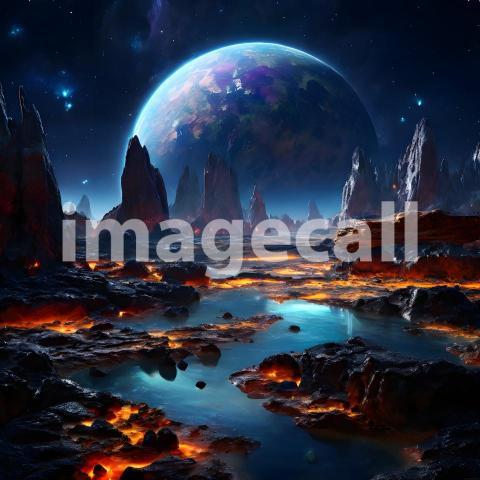 Fantasy and Sci Fi Alien Planets (1572)