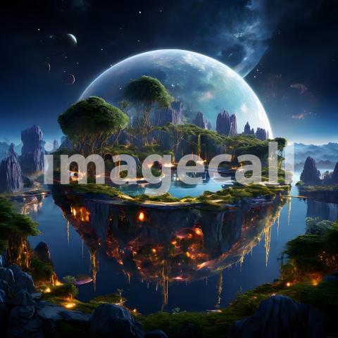 Fantasy and Sci Fi Alien Planets (1628)