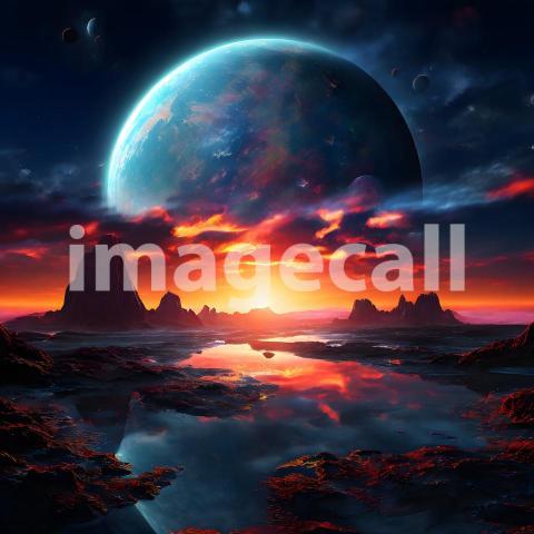 Fantasy and Sci Fi Alien Planets (1642)