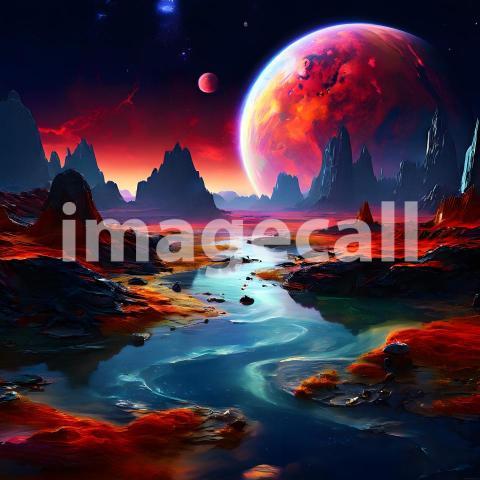 Fantasy and Sci Fi Alien Planets (1650)