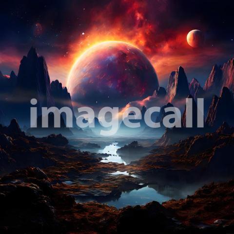 Fantasy and Sci Fi Alien Planets (1647)