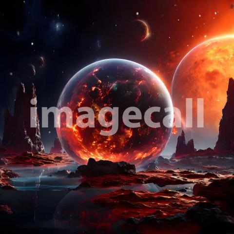 Fantasy and Sci Fi Alien Planets (1679)