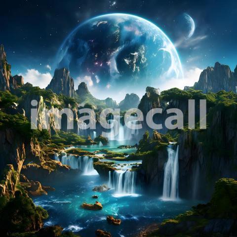 Fantasy and Sci Fi Alien Planets (1683)