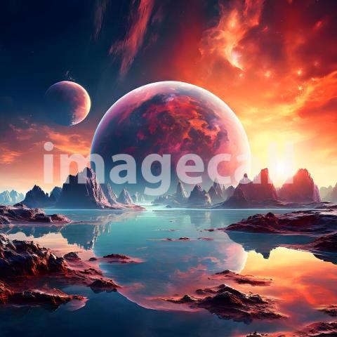 Fantasy and Sci Fi Alien Planets (1692)