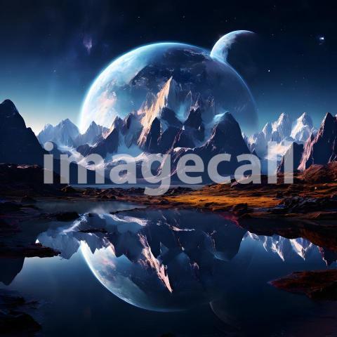 Fantasy and Sci Fi Alien Planets (1696)