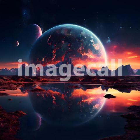 Fantasy and Sci Fi Alien Planets (1700)