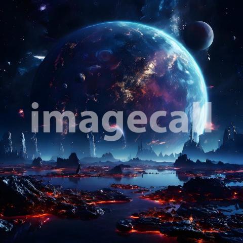 Fantasy and Sci Fi Alien Planets (1703)