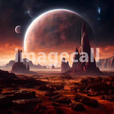 Fantasy and Sci Fi Alien Planets (1707)