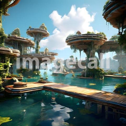 Fantasy and Sci Fi Alien Planets (1704)