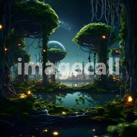 Fantasy and Sci Fi Alien Planets (1712)