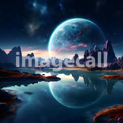 Fantasy and Sci Fi Alien Planets (1717)