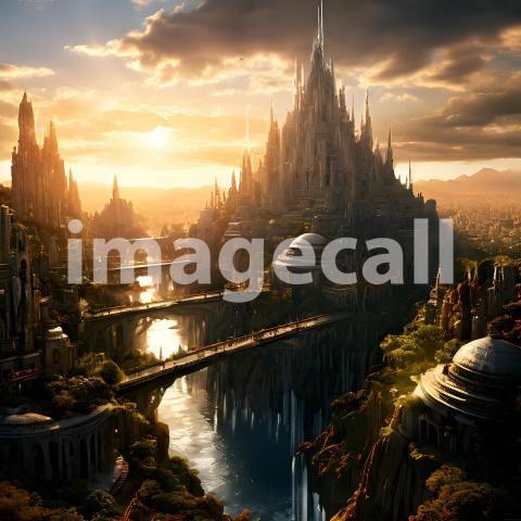 Fantasy and Sci Fi Alien Planets (1718)