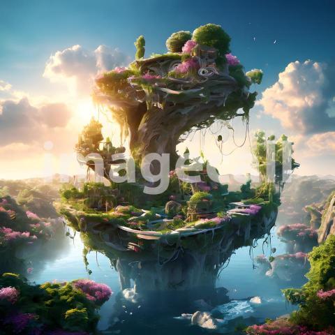 Fantasy and Sci Fi Alien Planets (1724)