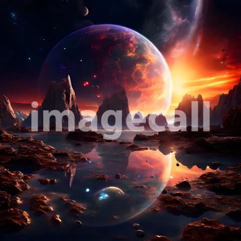 Fantasy and Sci Fi Alien Planets (1727)