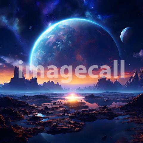 Fantasy and Sci Fi Alien Planets (1728)