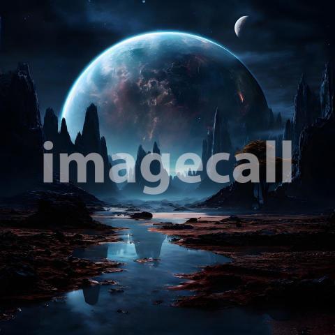 Fantasy and Sci Fi Alien Planets (1742)