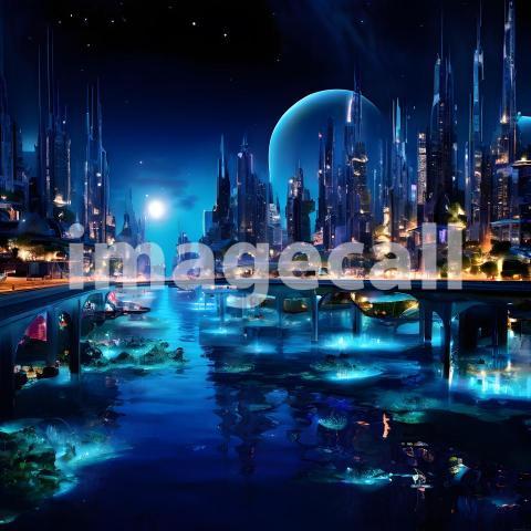 Fantasy and Sci Fi Alien Planets (1745)