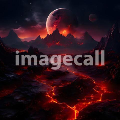 Fantasy and Sci Fi Alien Planets (1748)