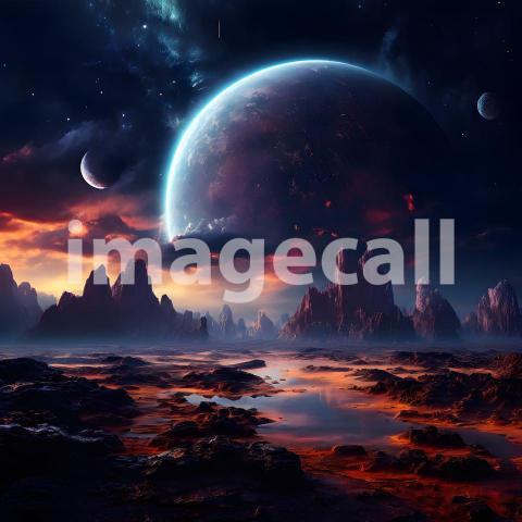 Fantasy and Sci Fi Alien Planets (1765)