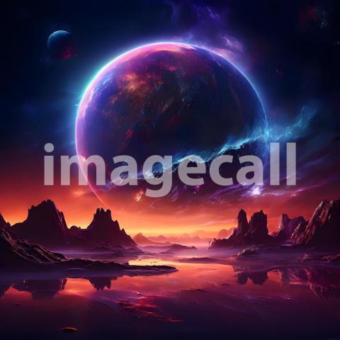 Fantasy and Sci Fi Alien Planets (1798)