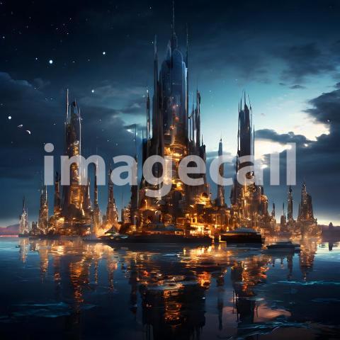 Fantasy and Sci Fi Alien Planets (1797)