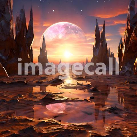 Fantasy and Sci Fi Alien Planets (1799)