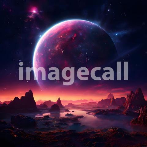 Fantasy and Sci Fi Alien Planets (1802)