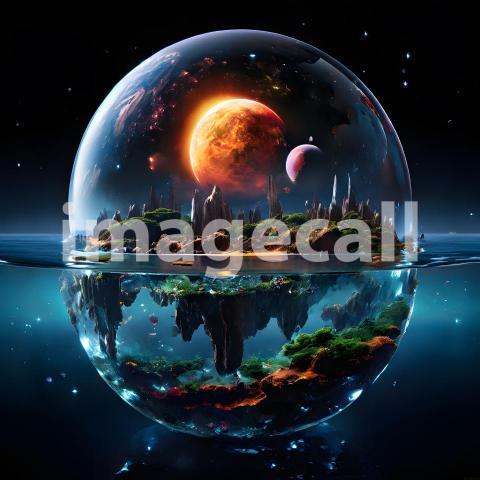 Fantasy and Sci Fi Alien Planets (1805)