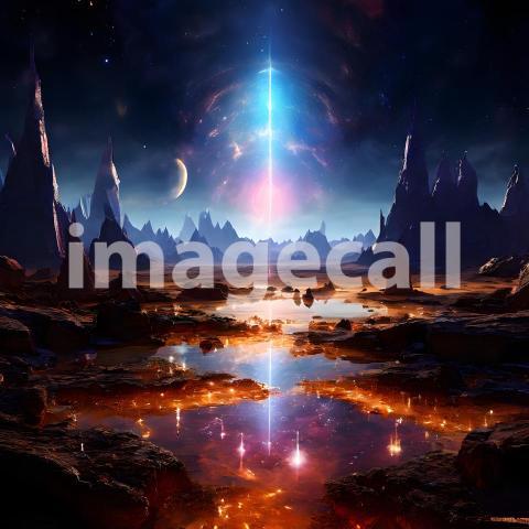 Fantasy and Sci Fi Alien Planets (1809)