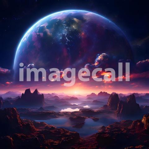 Fantasy and Sci Fi Alien Planets (1812)