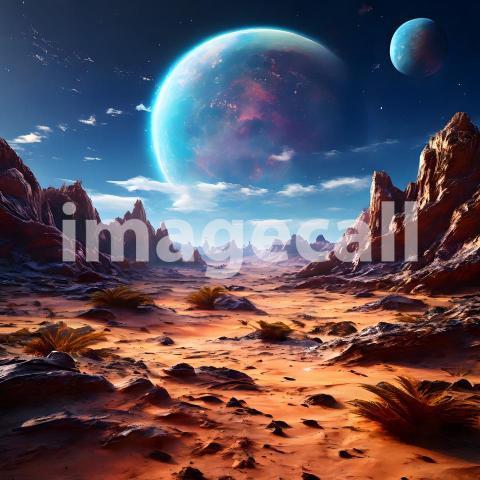 Fantasy and Sci Fi Alien Planets (1836)