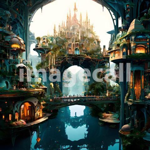 Fantasy and Sci Fi Alien Planets (1856)